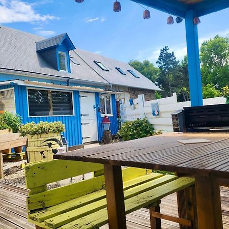 La Petite Maison En Bois Bleue Кибервиль Экстерьер фото