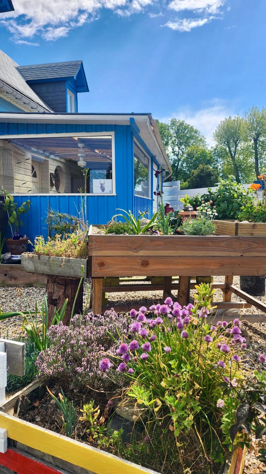 La Petite Maison En Bois Bleue Кибервиль Экстерьер фото